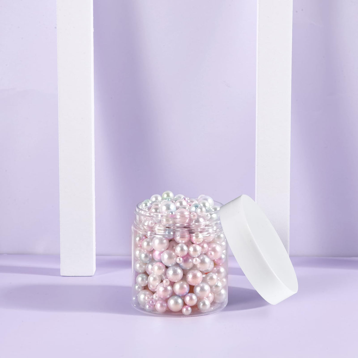 Stacked view of 4oz plastic jars from Eternal Moment