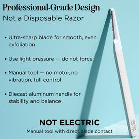 StackedSkincare Dermaplaning Tool in packaging