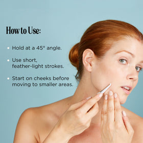 StackedSkincare Dermaplaning Tool next to skincare products