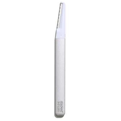 StackedSkincare Dermaplaning Tool with metal handle and blade