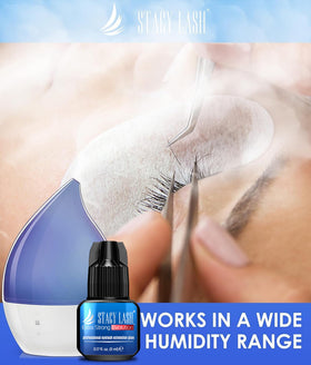STACY LASH Extra Strong Evolution Eyelash Extension Glue 5ml in salon setting