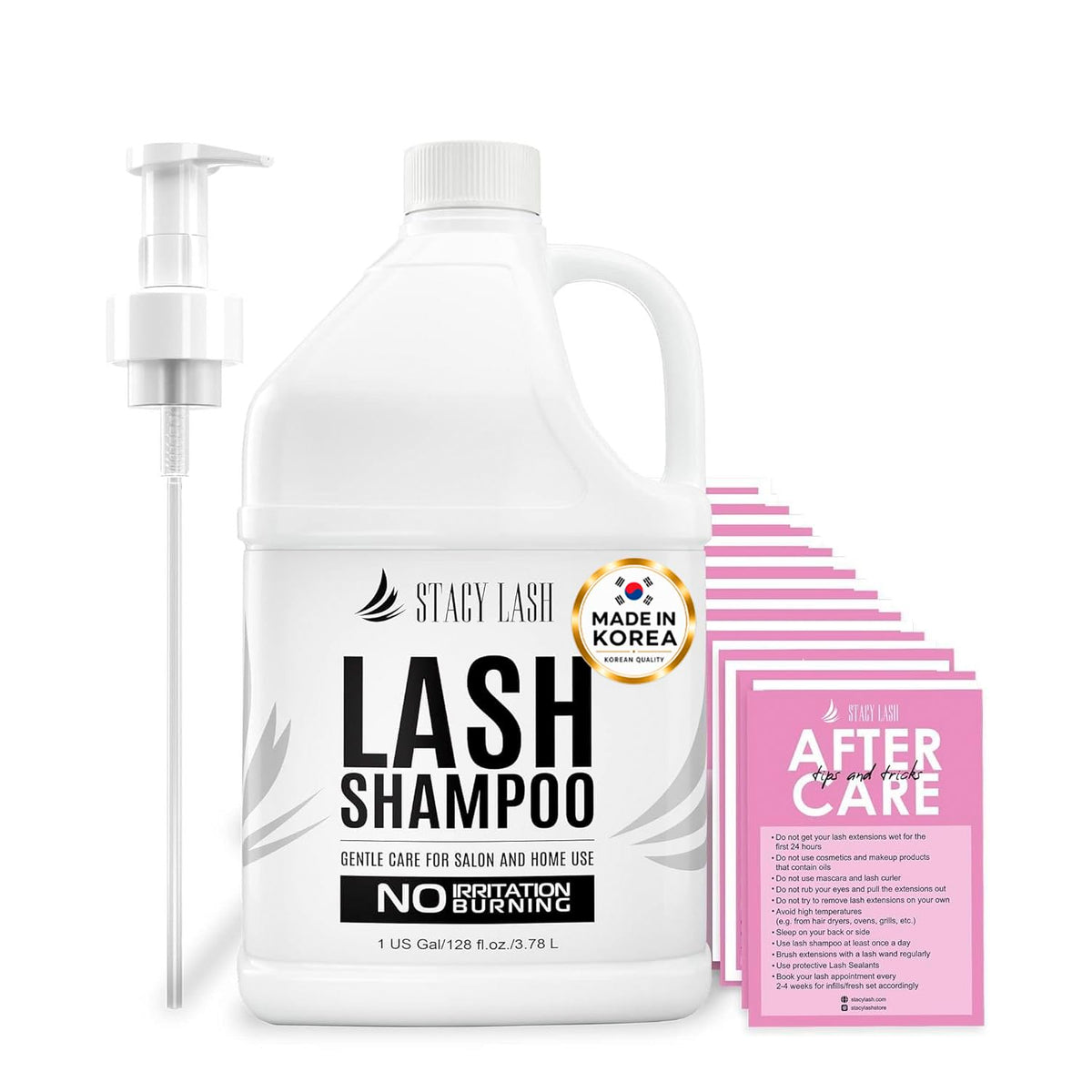 STACY LASH Eyelash Extension Shampoo 1 Gal front view