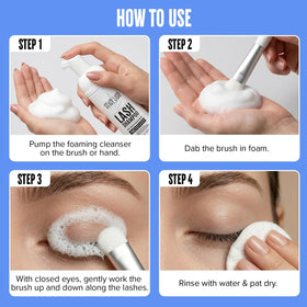STACY LASH Eyelash Extension Shampoo foaming action