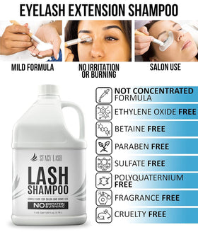 STACY LASH Eyelash Shampoo foaming pump dispenser