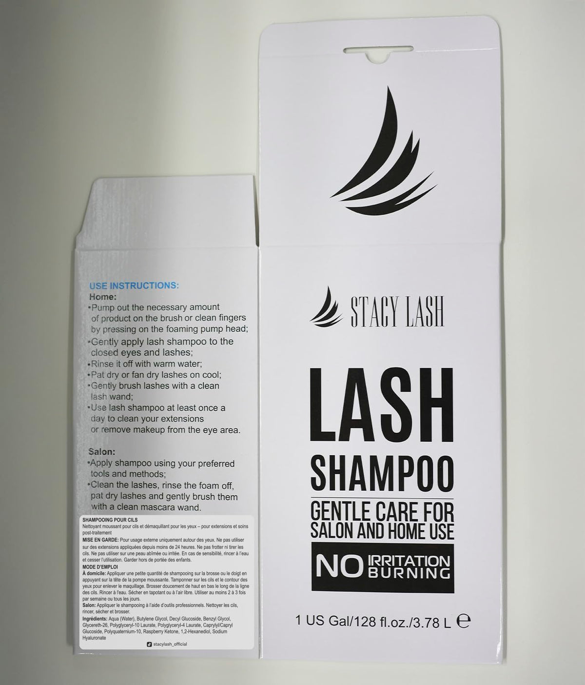 STACY LASH Eyelash Shampoo with lash extension tools