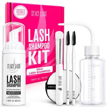 STACY LASH Lash Shampoo Kit with all included tools