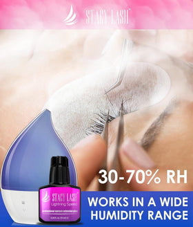 STACY LASH Lightning Speed Eyelash Extension Glue side view