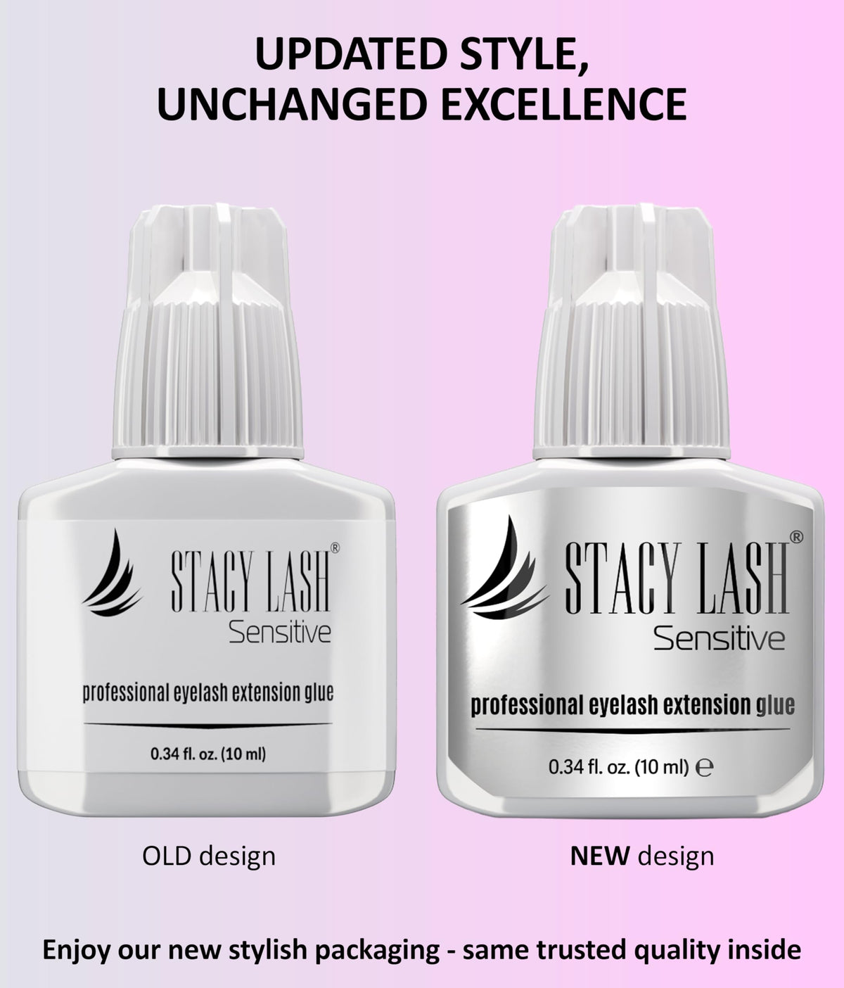 STACY LASH Sensitive Eyelash Extension Glue 10ml side view