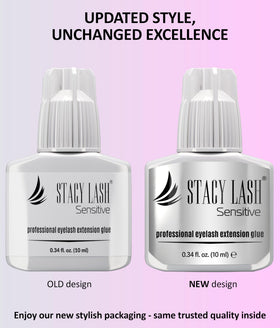 STACY LASH Sensitive Eyelash Extension Glue 10ml side view