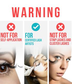 STACY LASH Sensitive Eyelash Extension Glue 10ml with glue ring