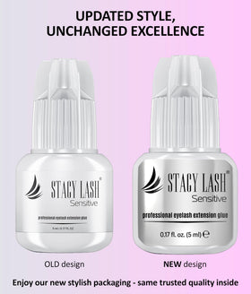 STACY LASH Sensitive Eyelash Extension Glue close-up of nozzle