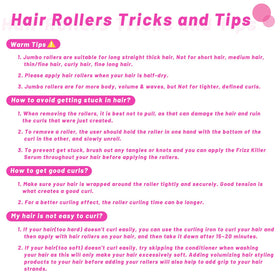 Stainless steel duckbill clips included with hair rollers
