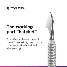 STALEKS PRO Cuticle Pusher Smart 50 Type 2 cleaner end