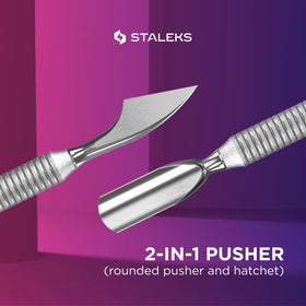 STALEKS PRO Cuticle Pusher Smart 50 Type 2 stainless steel material