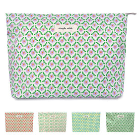 STARDW Floral Makeup Bag front view with floral design