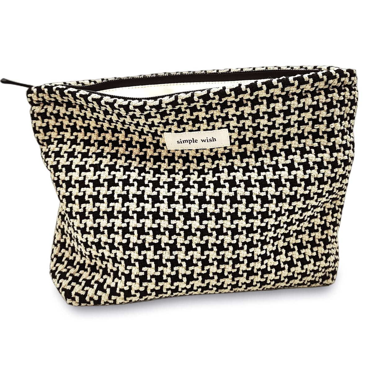 STARDW Travel Makeup Bag Organizer front view with unique patterns