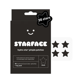 Starface Hydro-Star Black Hydrocolloid Pimple Patch front view