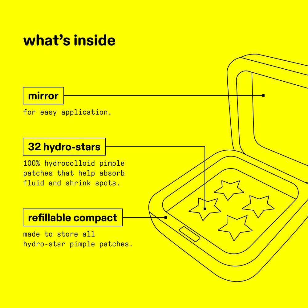 Starface Hydro-Star Compact with 32 pimple patches displayed