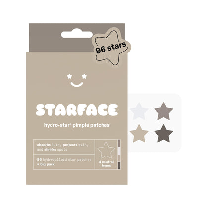 Starface Hydro-Star hydrocolloid pimple patch front view with star shape