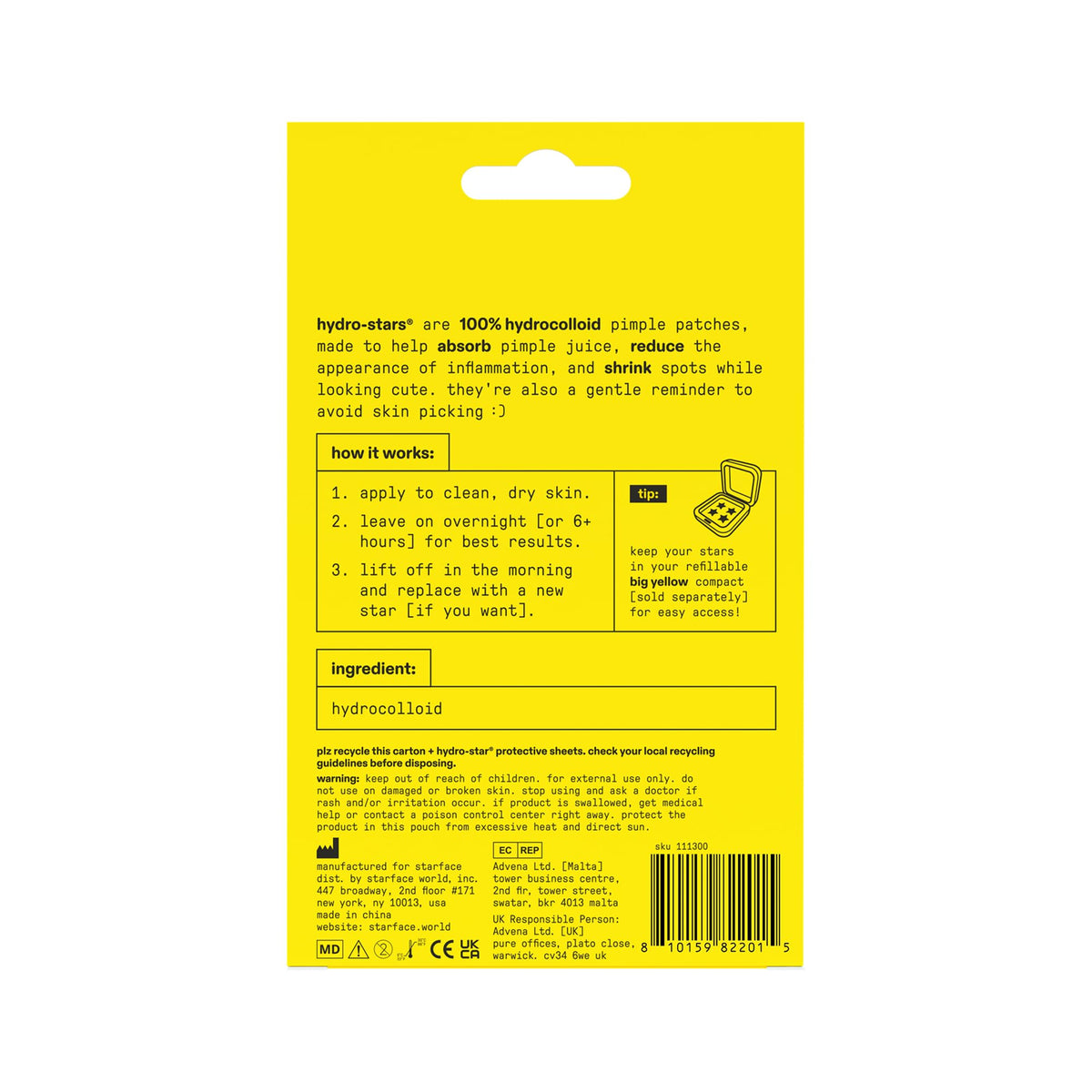 Starface Hydro-Star patches in lifestyle setting