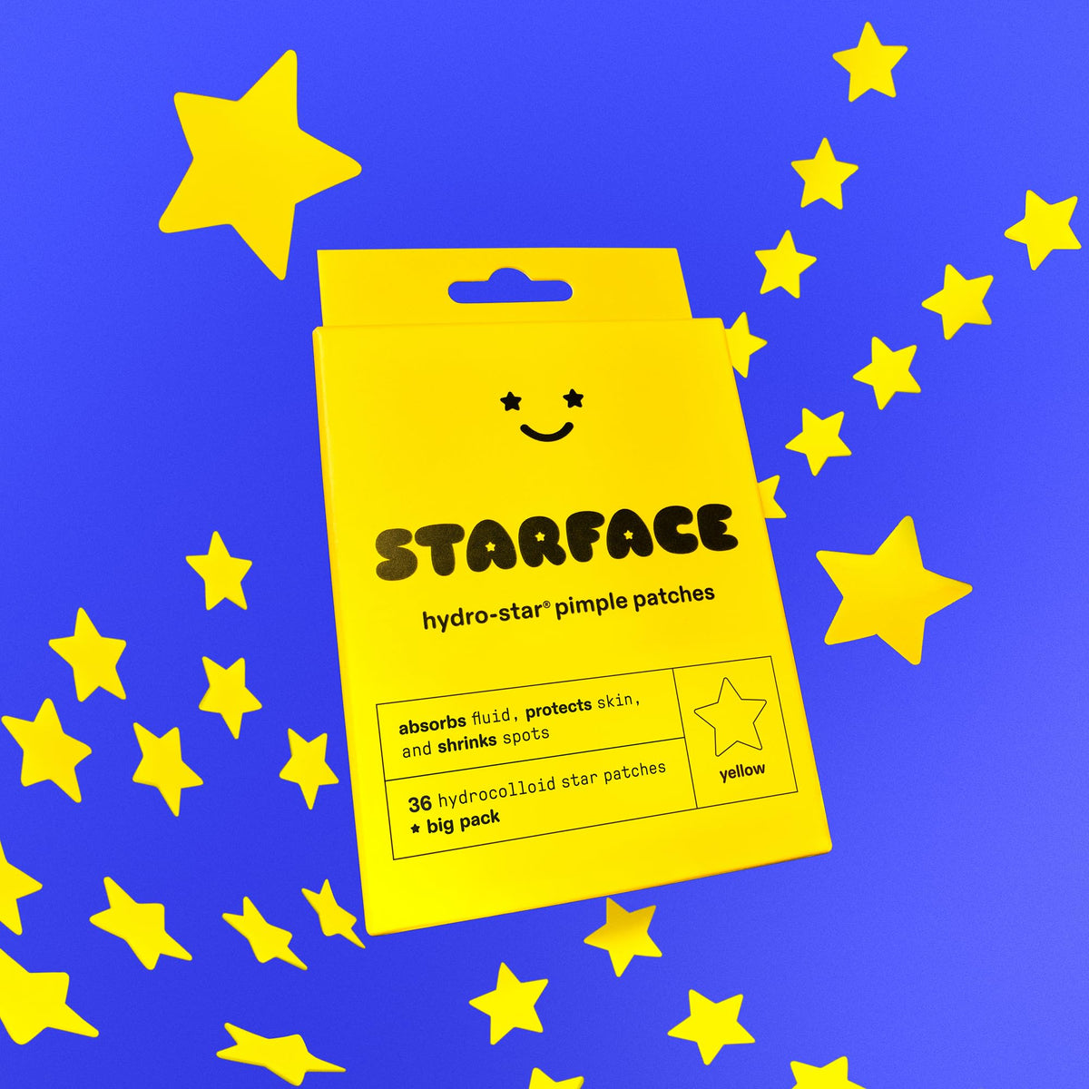 Starface Hydro-Star patches showing star shape