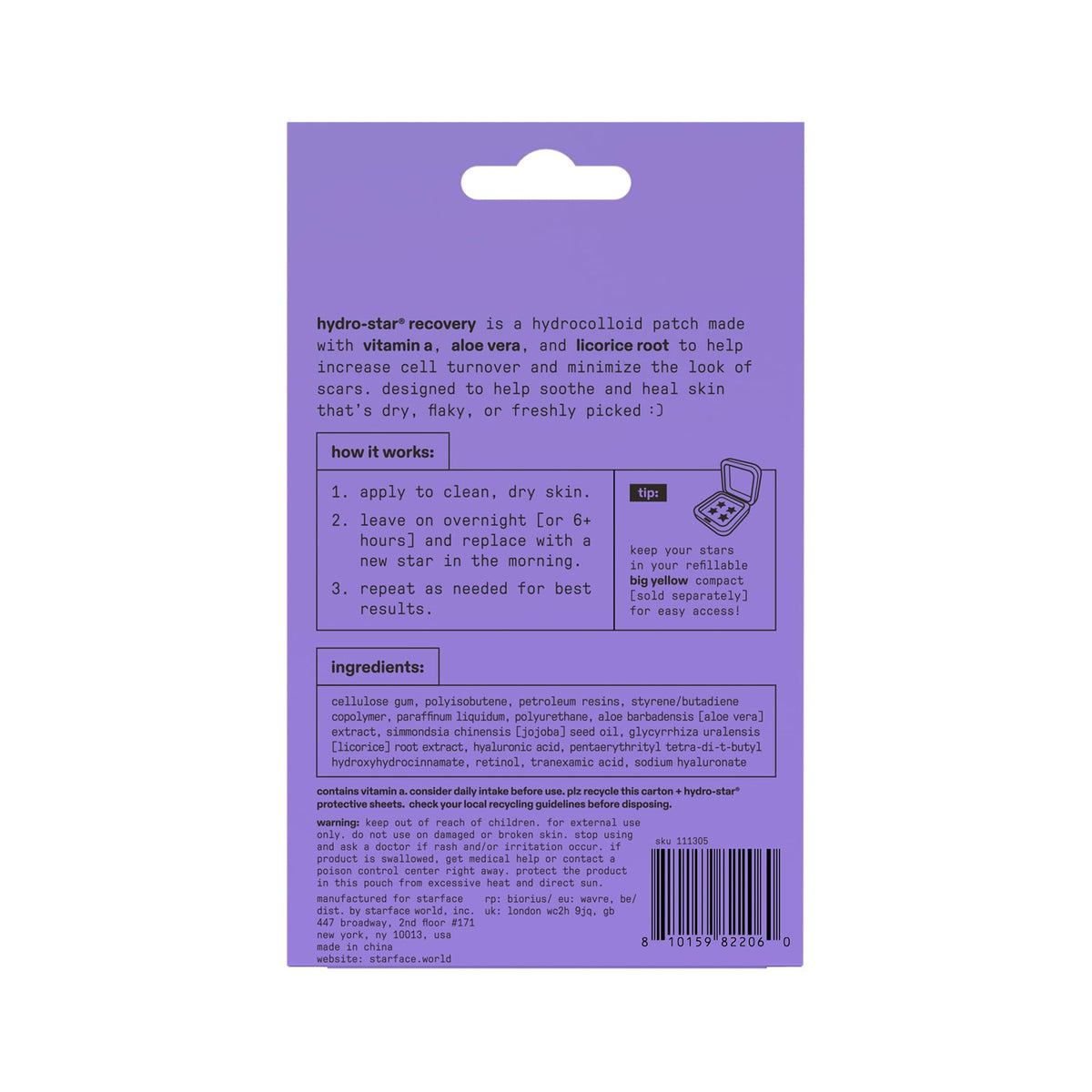 Starface Hydro-Star® Recovery Hydrocolloid Pimple Patch in lifestyle setting