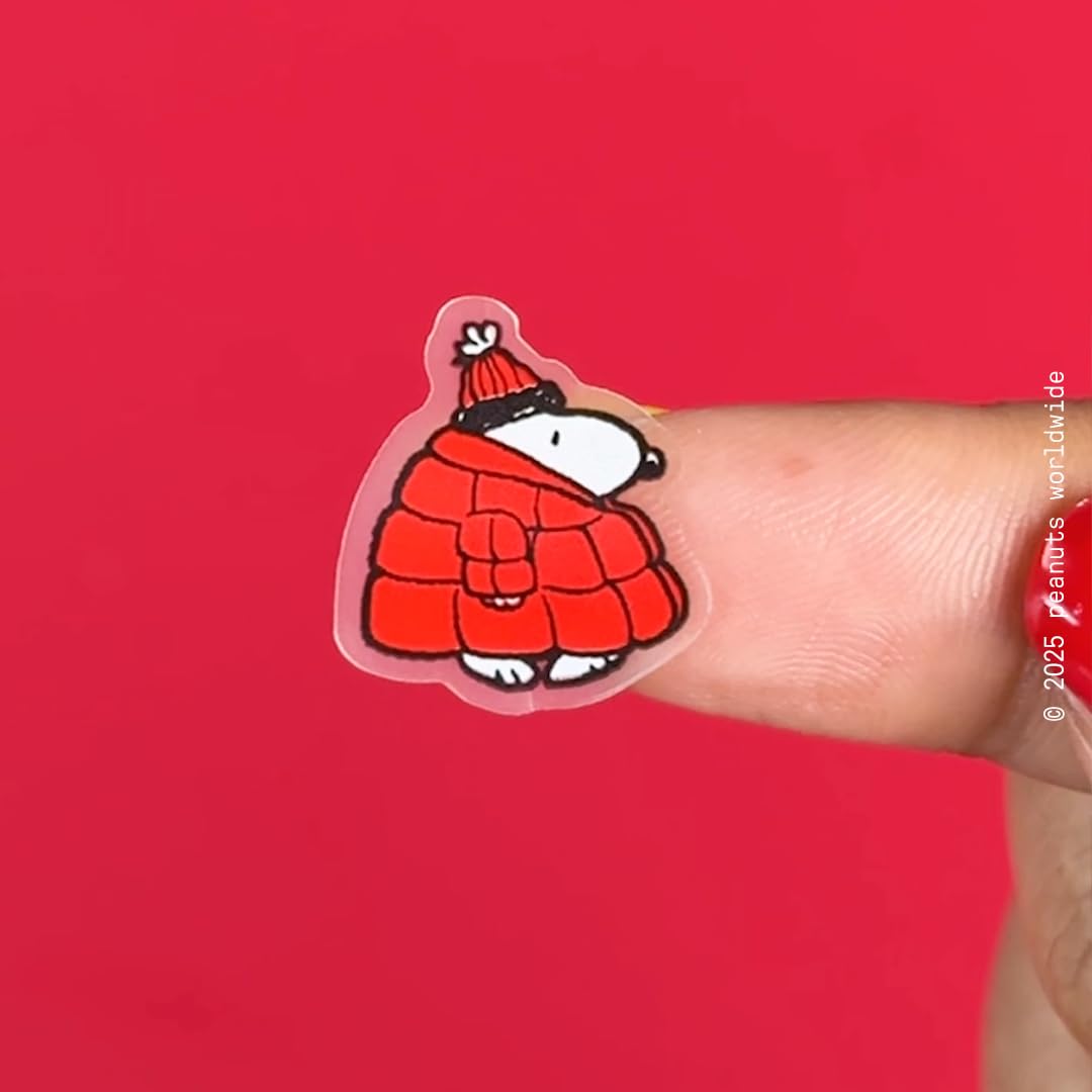 Starface Hydro-Star Snoopy Pimple Patch in use on skin
