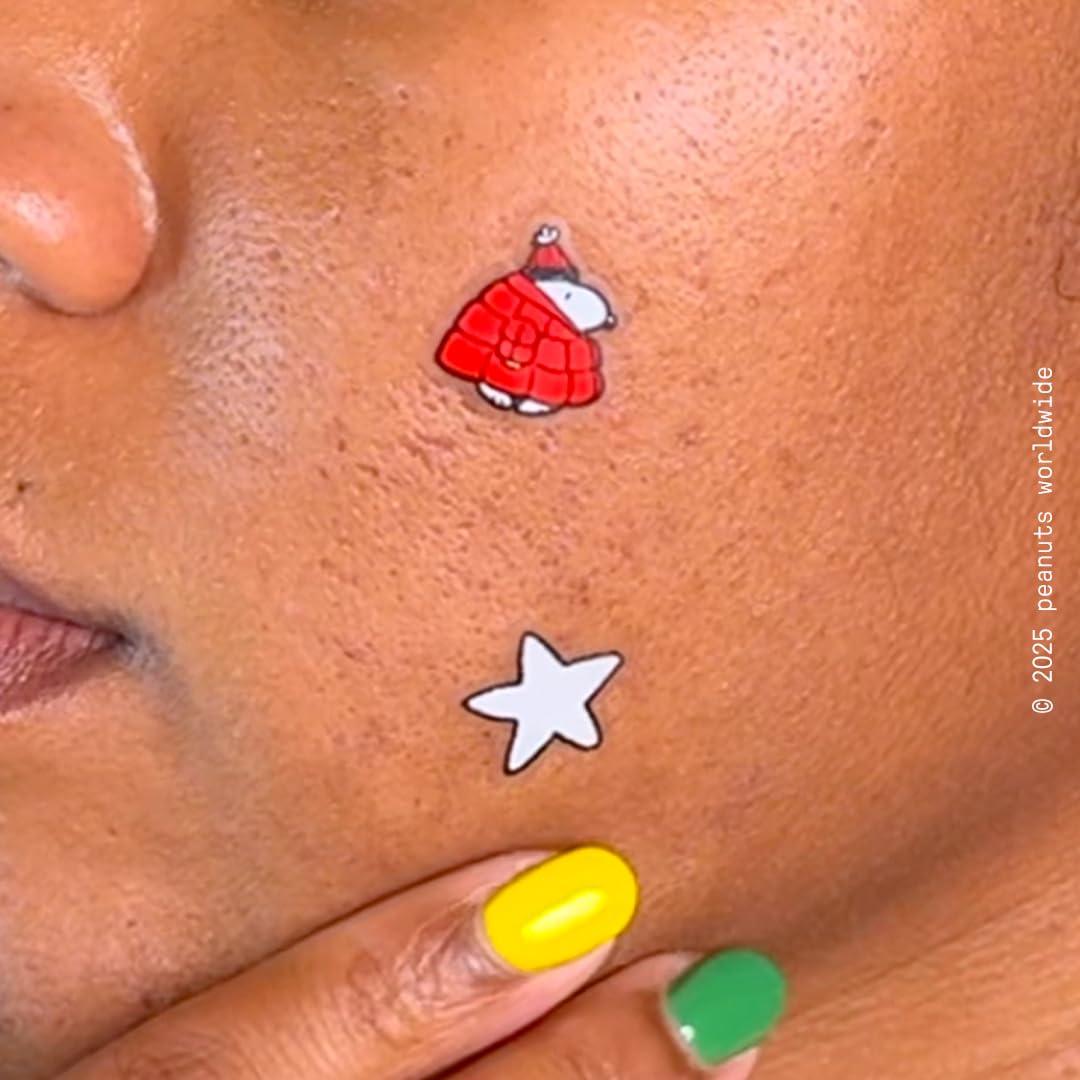 Starface Hydro-Star Snoopy Pimple Patch with red puffer design