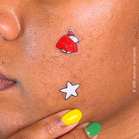 Starface Hydro-Star Snoopy Pimple Patch with red puffer design