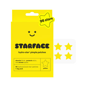 Starface Hydro-Star Yellow Hydrocolloid Pimple Patch front view