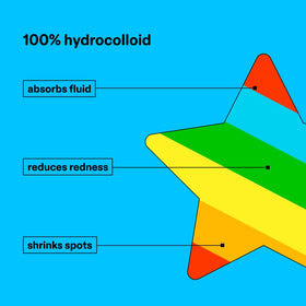 Starface Hydrocolloid Pimple Patches in refillable Big Yellow compact