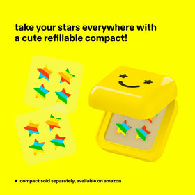Starface Hydrocolloid Pimple Patches on a bathroom counter