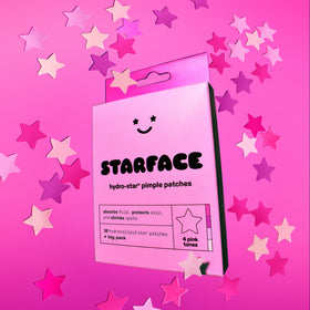 Starface HydroStar patches displayed on a skincare shelf