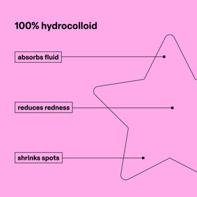 Starface HydroStar patches in Bubblegum, Jelly Bean, Cotton Candy, and Fruit Snack colours
