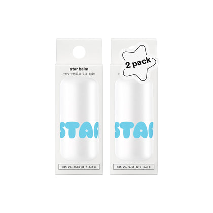 Starface Star Balm® Very Vanilla lip balm front view
