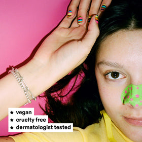 Starface Star Strips application on clean skin