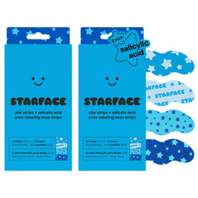 Starface Star Strips packaging front view with 16 strips
