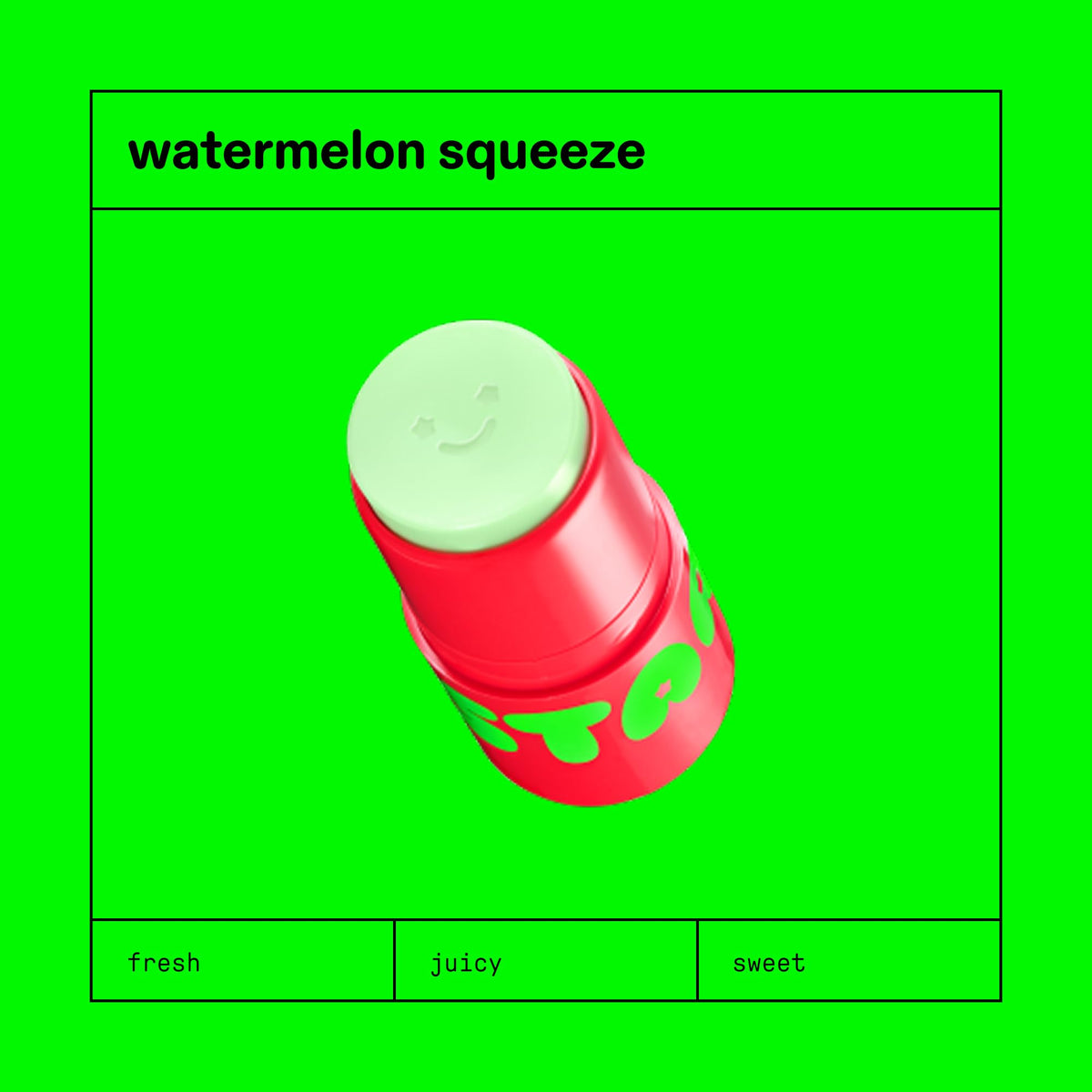 Starface World Star Balm Watermelon Squeeze open lid view