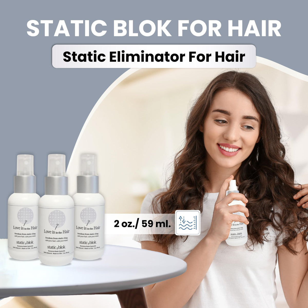 Static Blok Anti-Static Spray 2oz back view