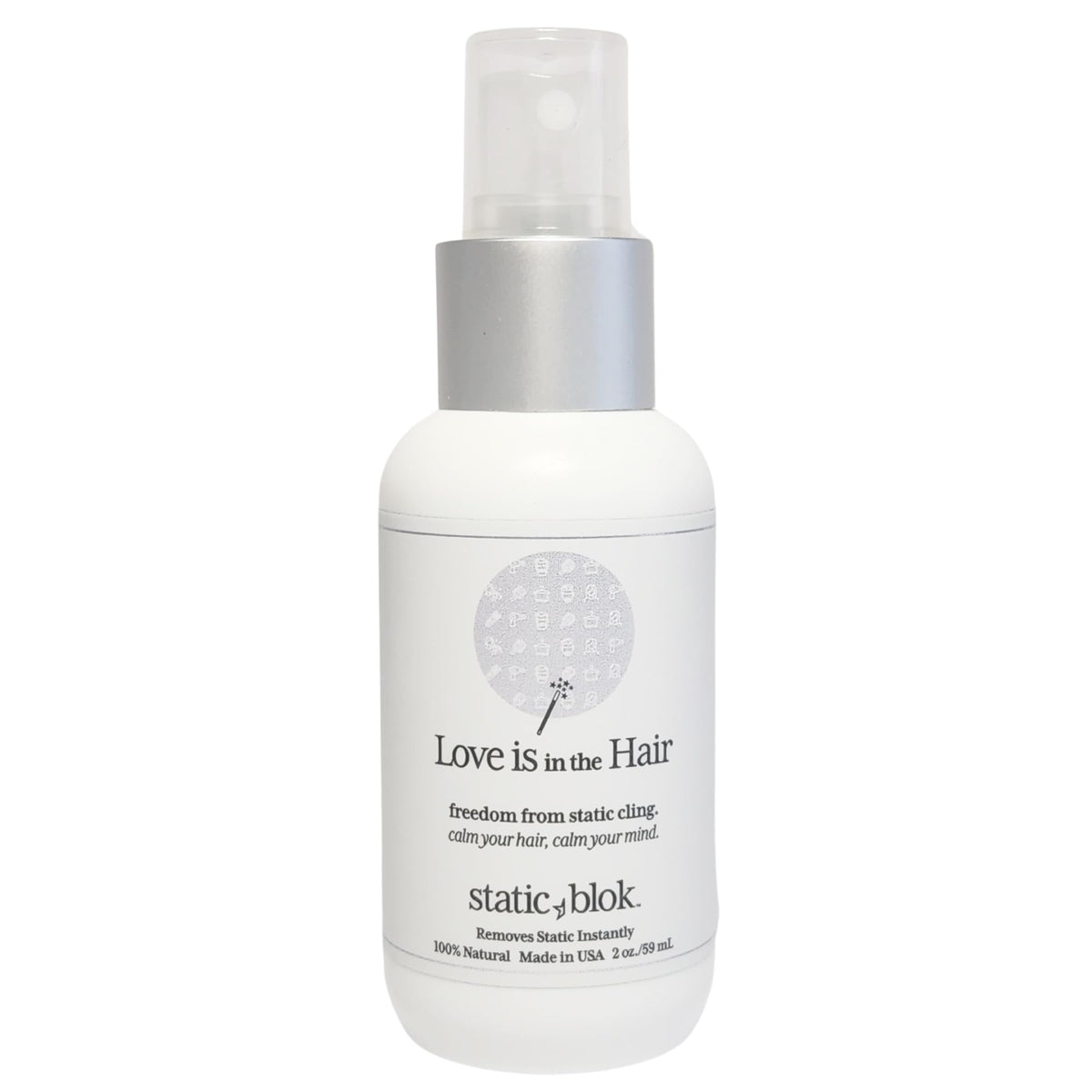 Static Blok Anti-Static Spray 2oz front view