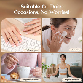Step-by-step application guide for beetles press-on nails