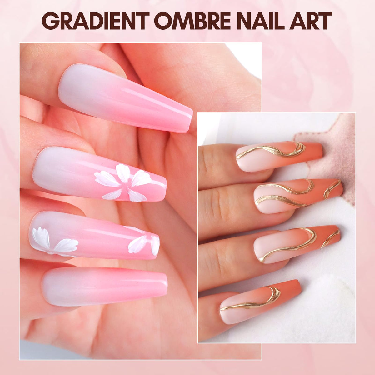 Step-by-step application process with Makartt gel polish