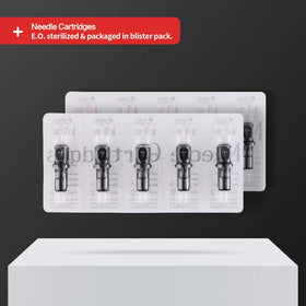STIGMA #10 Bugpin Tattoo Cartridges in use on skin