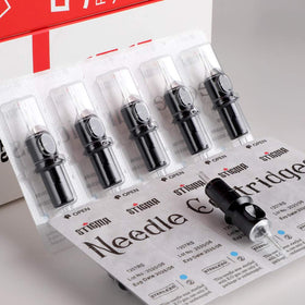 STIGMA Bugpin tattoo needle cartridges with membrane safety feature
