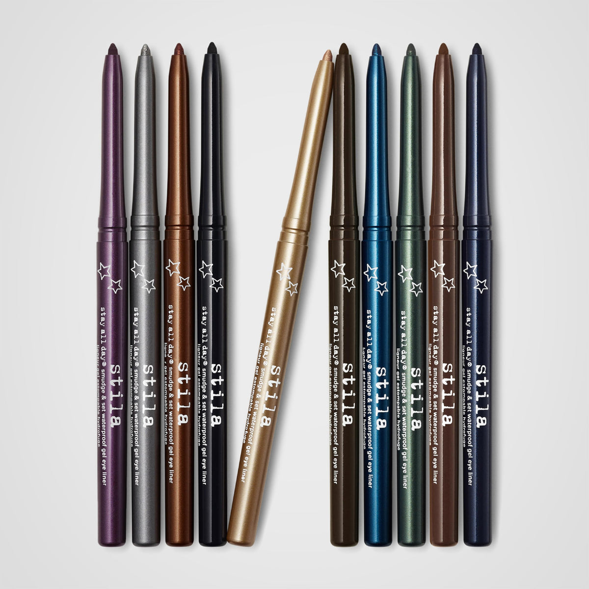stila eyeliner swatch on skin