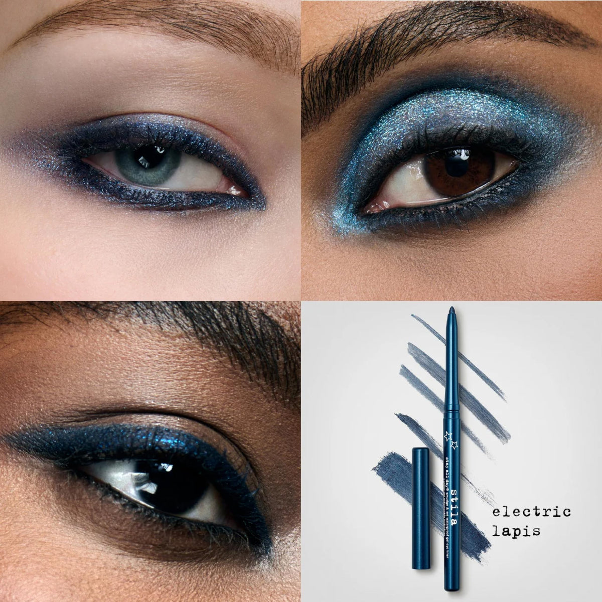 stila Gel Eyeliner Electric Lapis close-up of tip