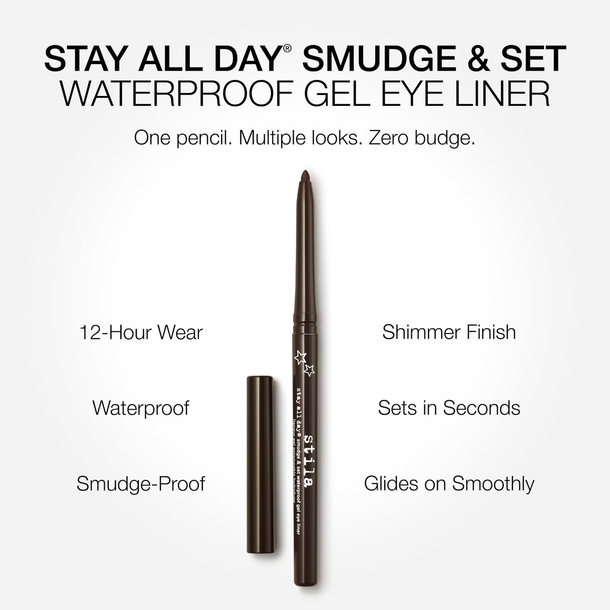 stila gel eyeliner swatch on skin