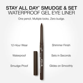 stila gel eyeliner swatch on skin