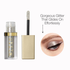 stila Glitter And Glow Liquid Eye Shadow swatch on skin
