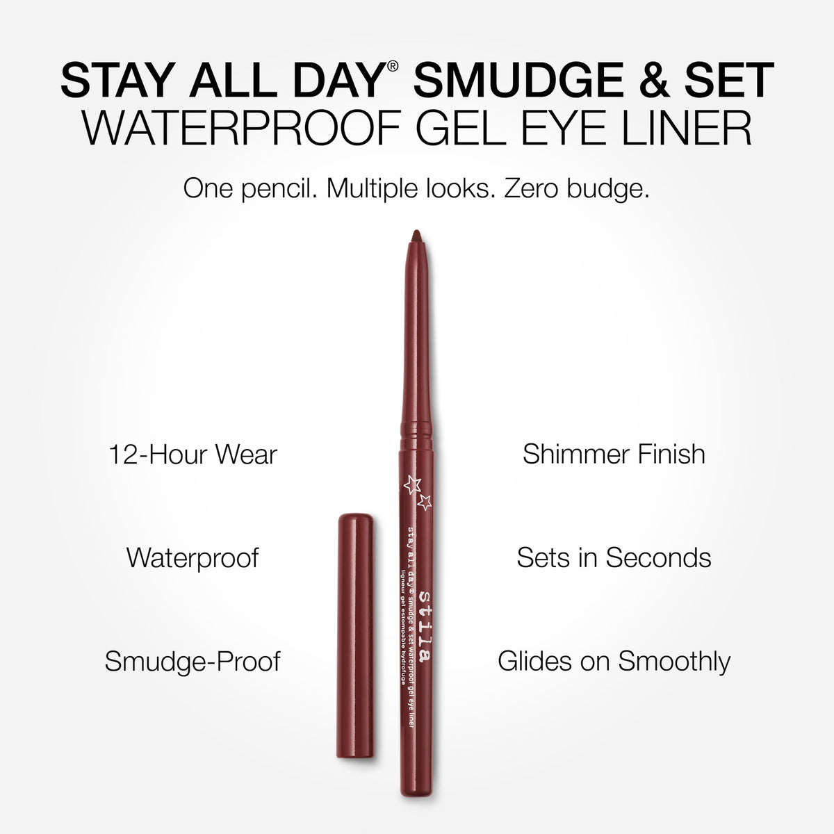 stila Stay All Day Gel Eyeliner Saucy close-up of tip